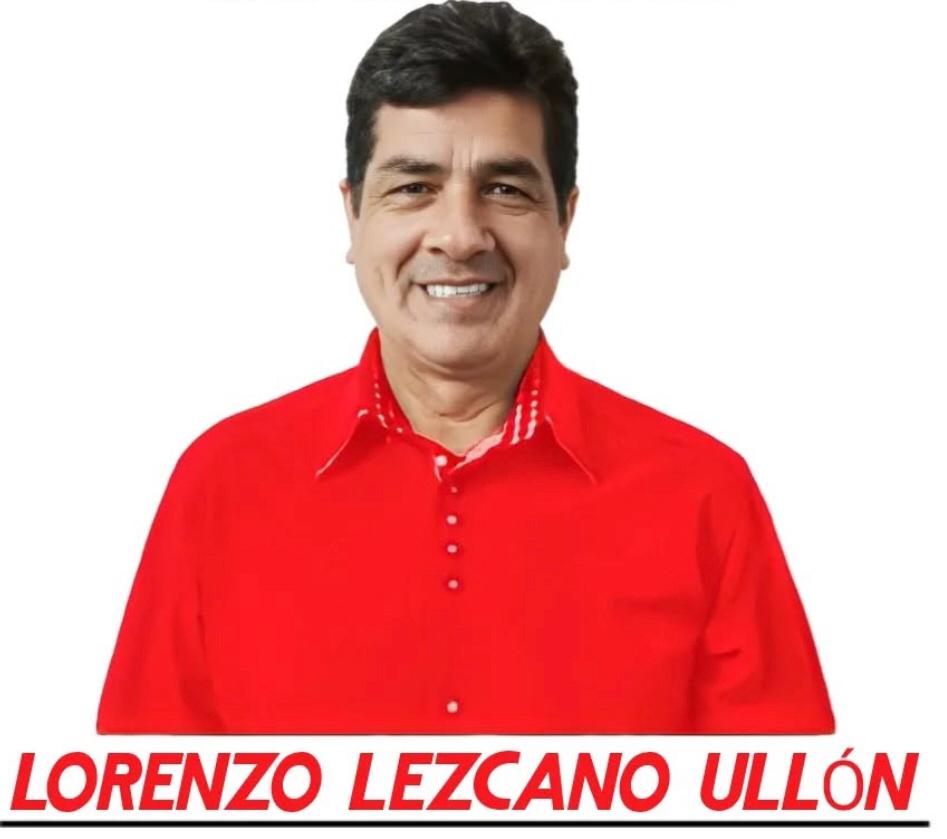 Candidato principal en un evento de campaña