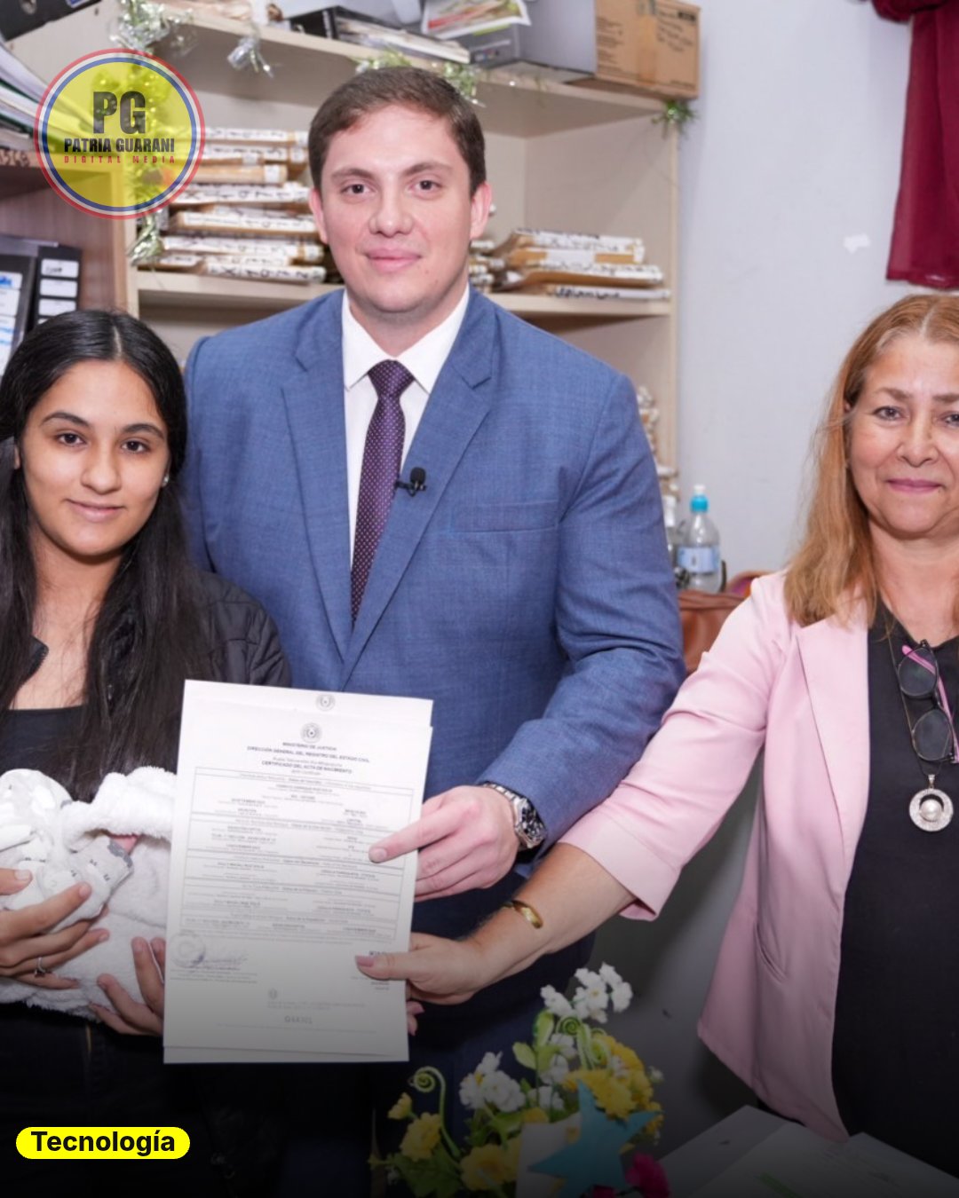 Avanza la digitalización del registro civil en centros de salud de la Capital