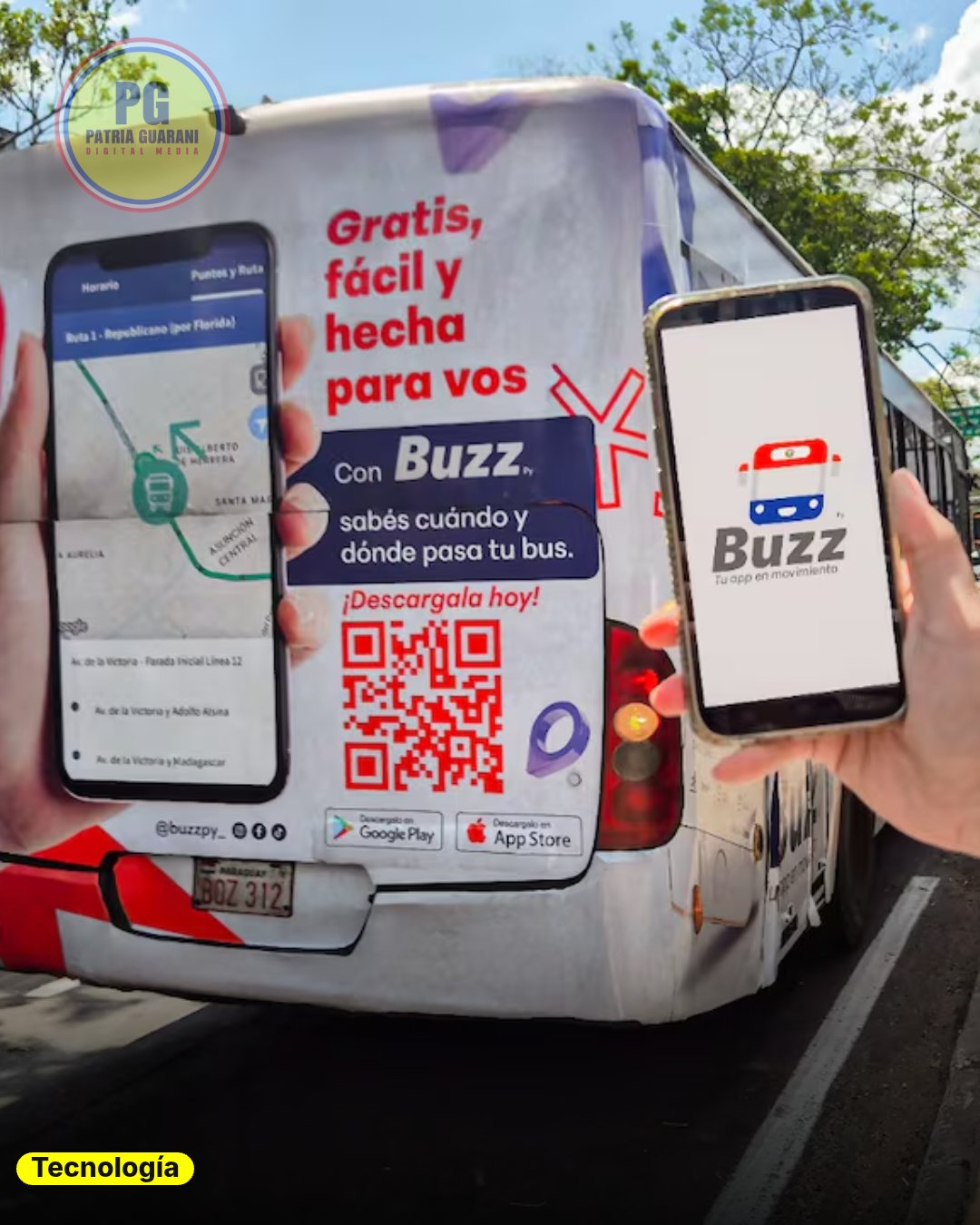 Nueva app gratuita para conocer ubicación del transporte público en tiempo real