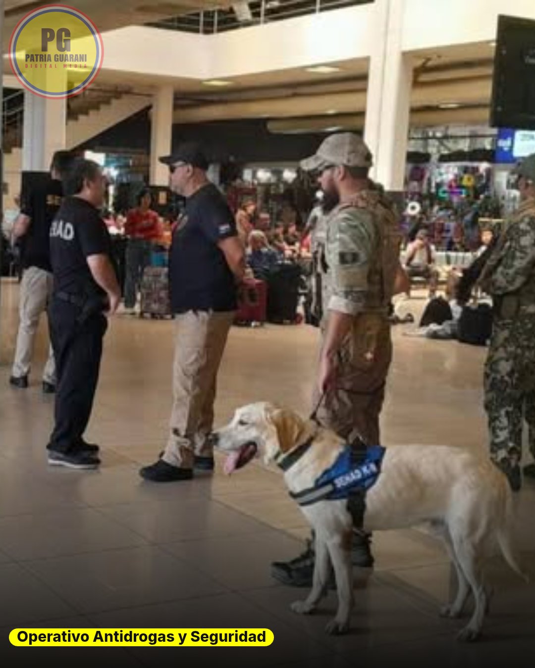 Operativos antidrogas y de seguridad en la Terminal de Ómnibus durante la final de copa