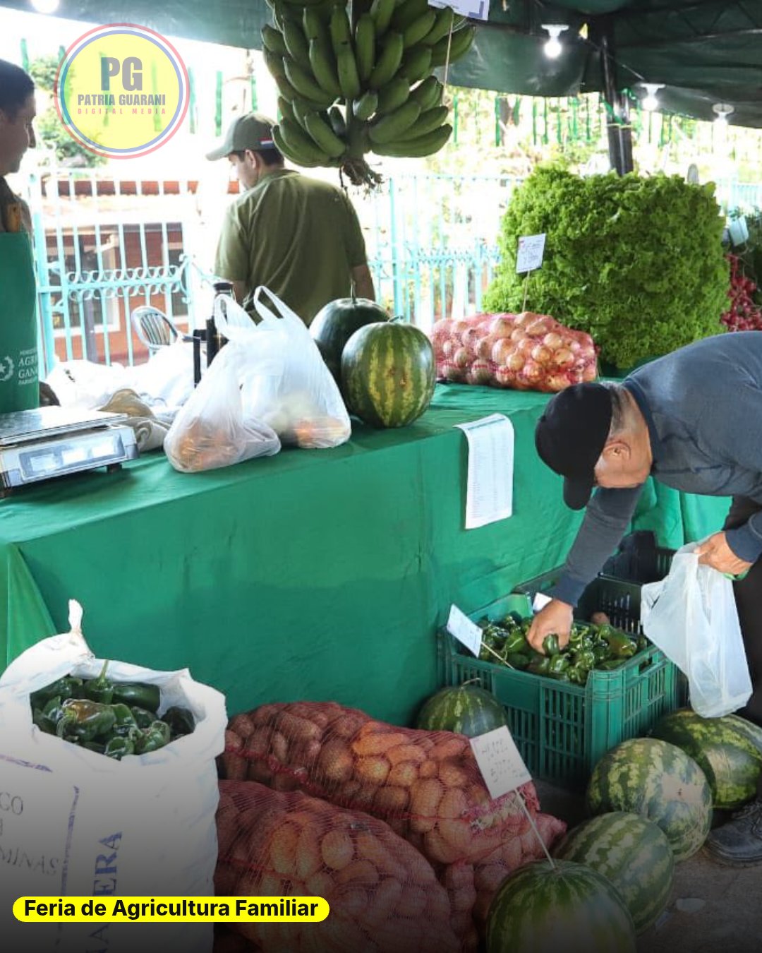 Ofertan productos del campo en Feria de la Agricultura Familiar frente a la DEA en San Lorenzo