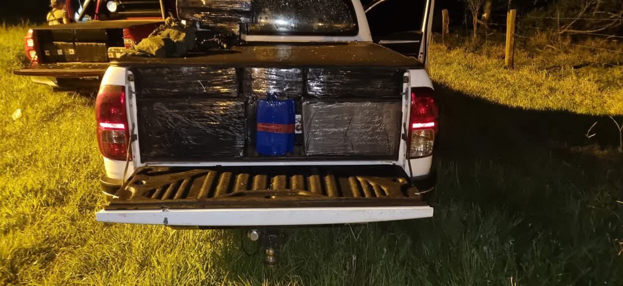 Fuerte golpe al narcotráfico tras incautación de marihuana transportada en convoy de 19 vehículos en Canindeyú