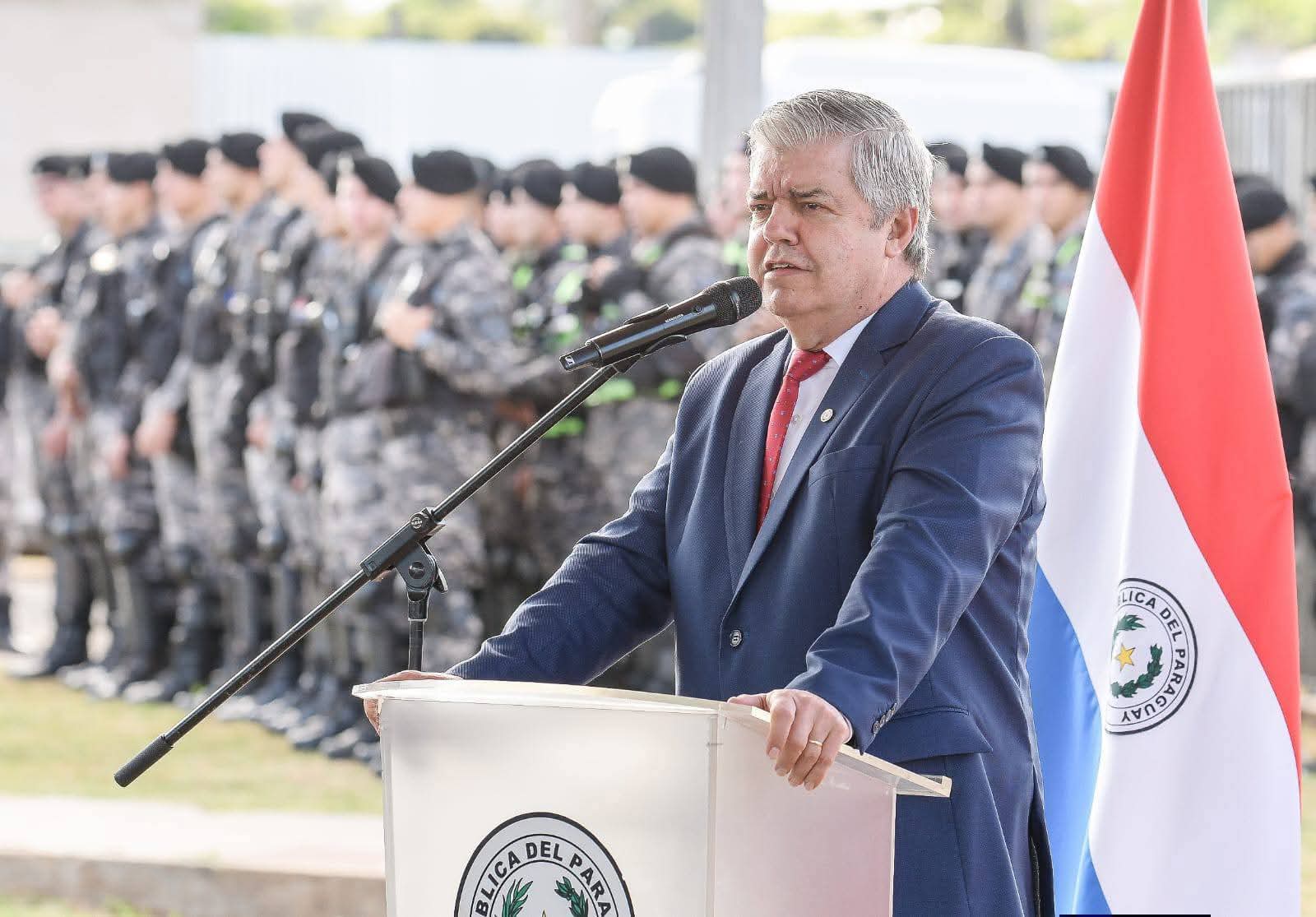 Presentación del Botón Lince en la base policial ubicada en la Costanera.