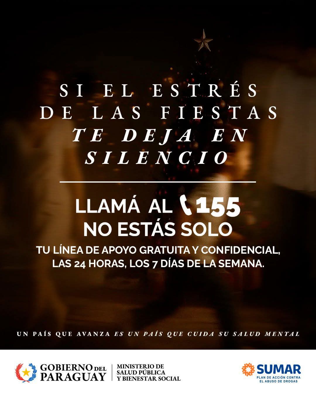 Las fiestas pueden hacer que el estrés crezca y a veces que nos deje en silencio.