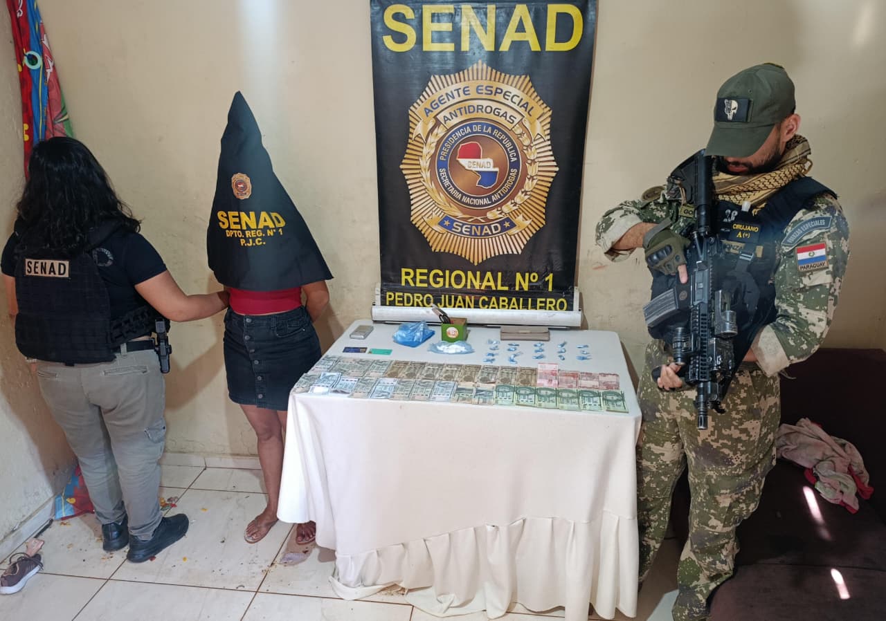 Desarticulan punto de microtráfico en zona de Amambay