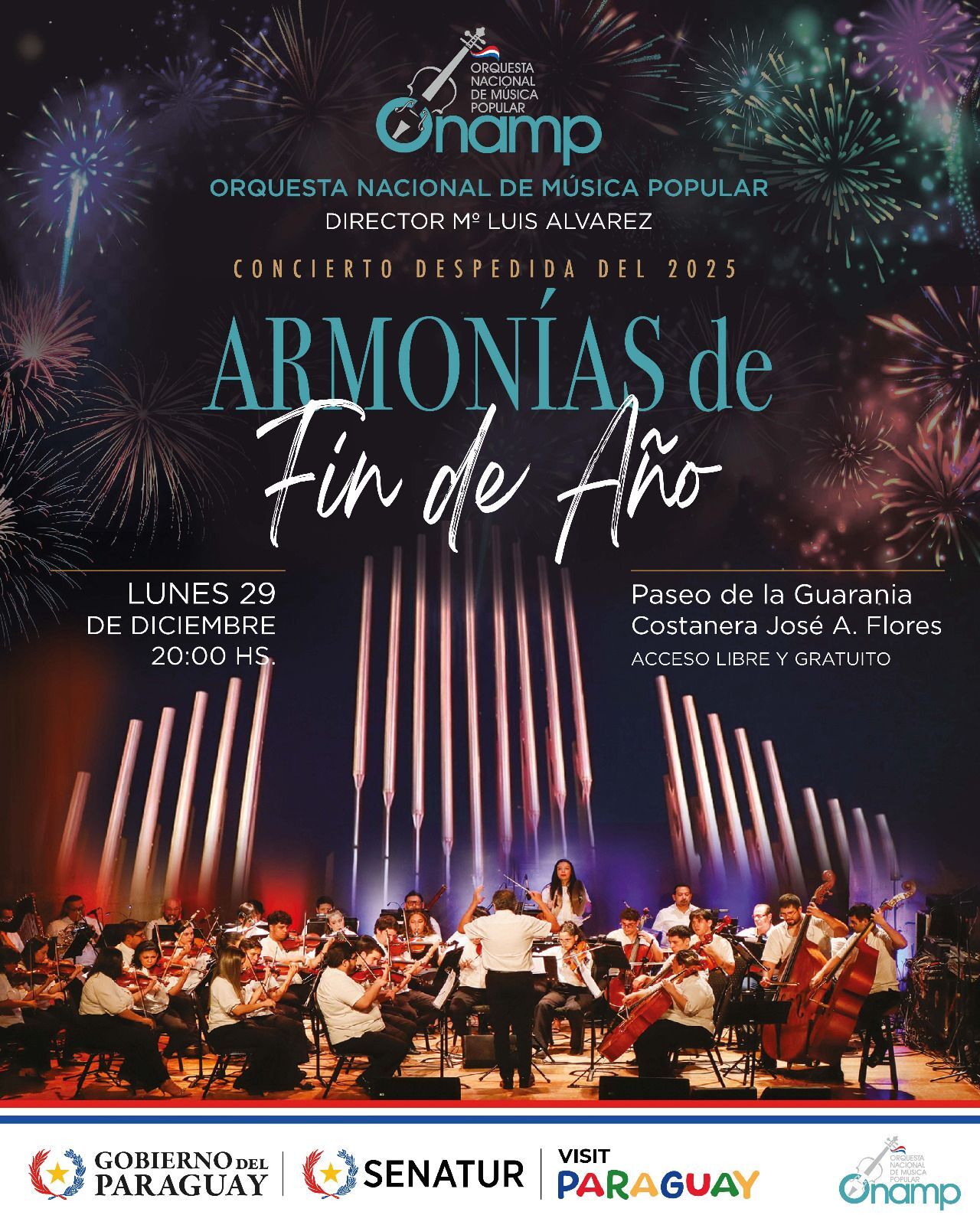 ONAMP prepara homenaje a la guarania en su concierto de cierre del año