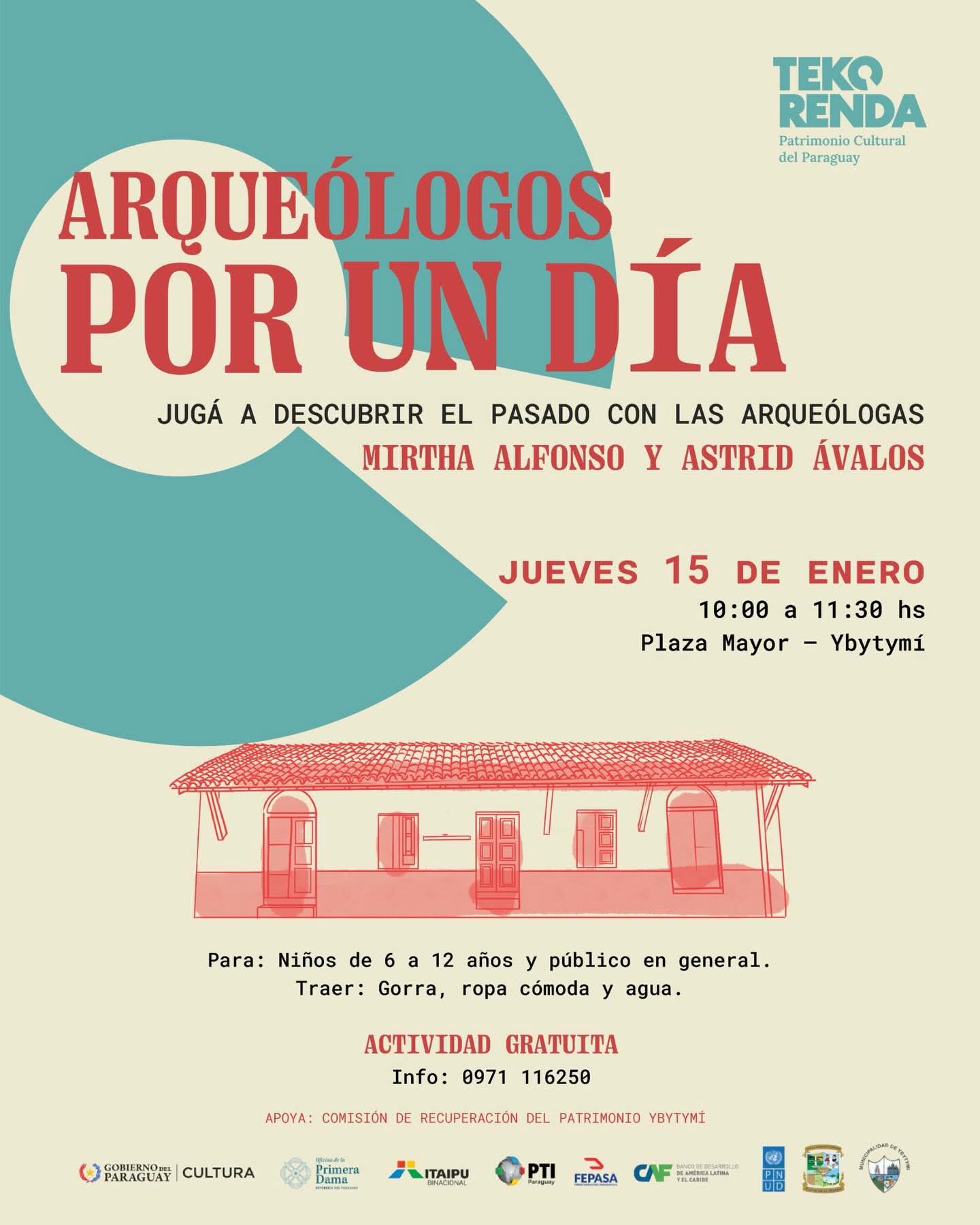 Atención Ybytymí  ¿Se imaginan que sus chicos puedan aprender sobre arqueología jugando? 