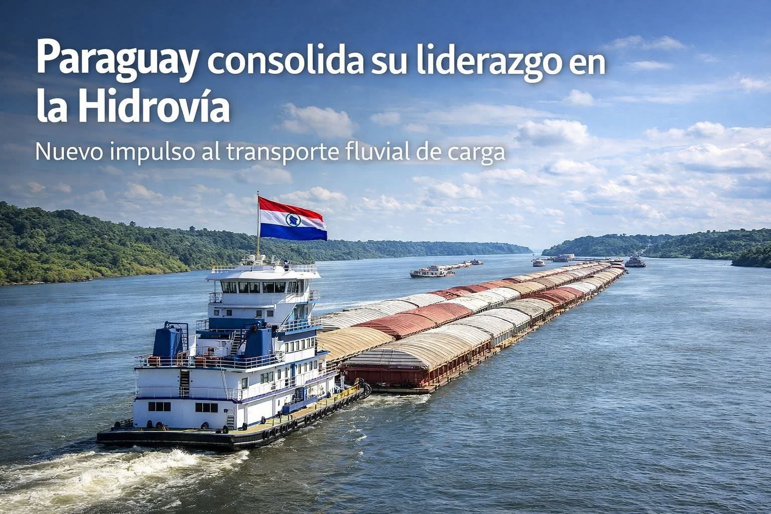 Paraguay consolida su liderazgo en la Hidrovía con la incorporación de nuevos remolcadores y barcazas