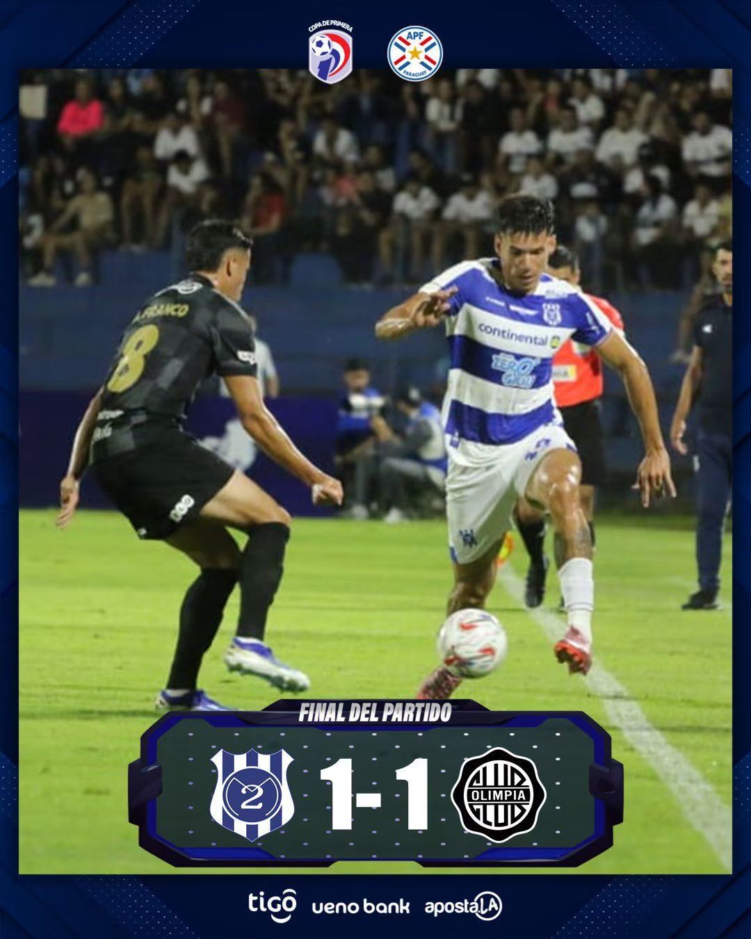 Empate, en continuidad de la segunda fecha de Apertura 