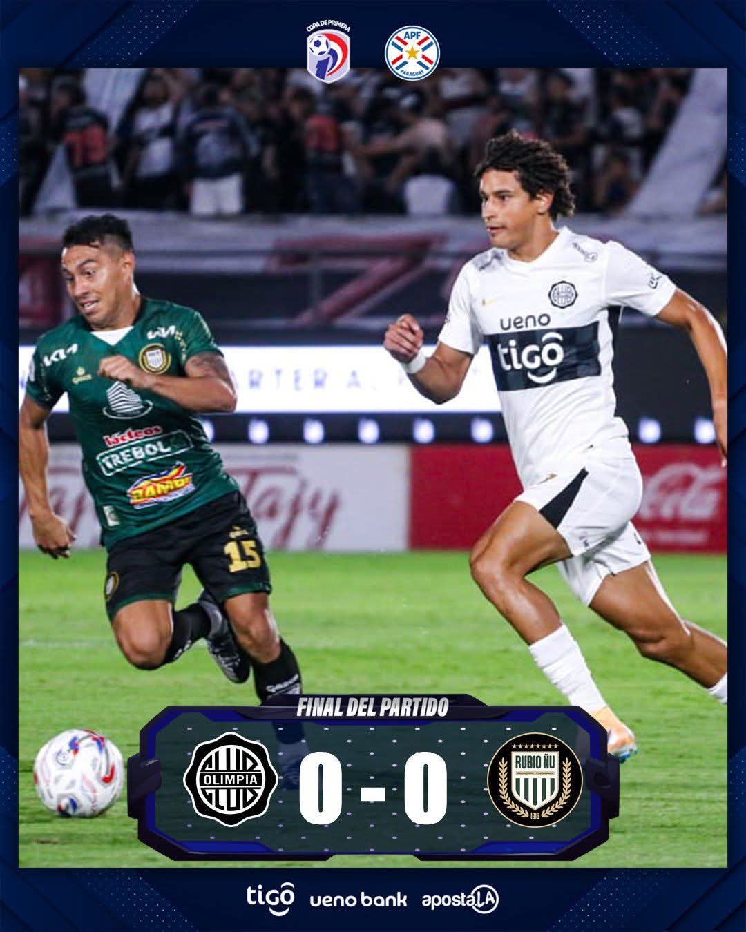 Fecha 5  ¡Final del partido en el Defensores! Olimpia vs. Rubio Ñu 