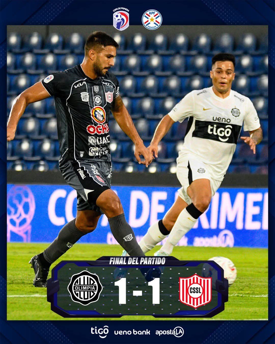 Fecha 9 Paridad entre franjeados y rayaditos