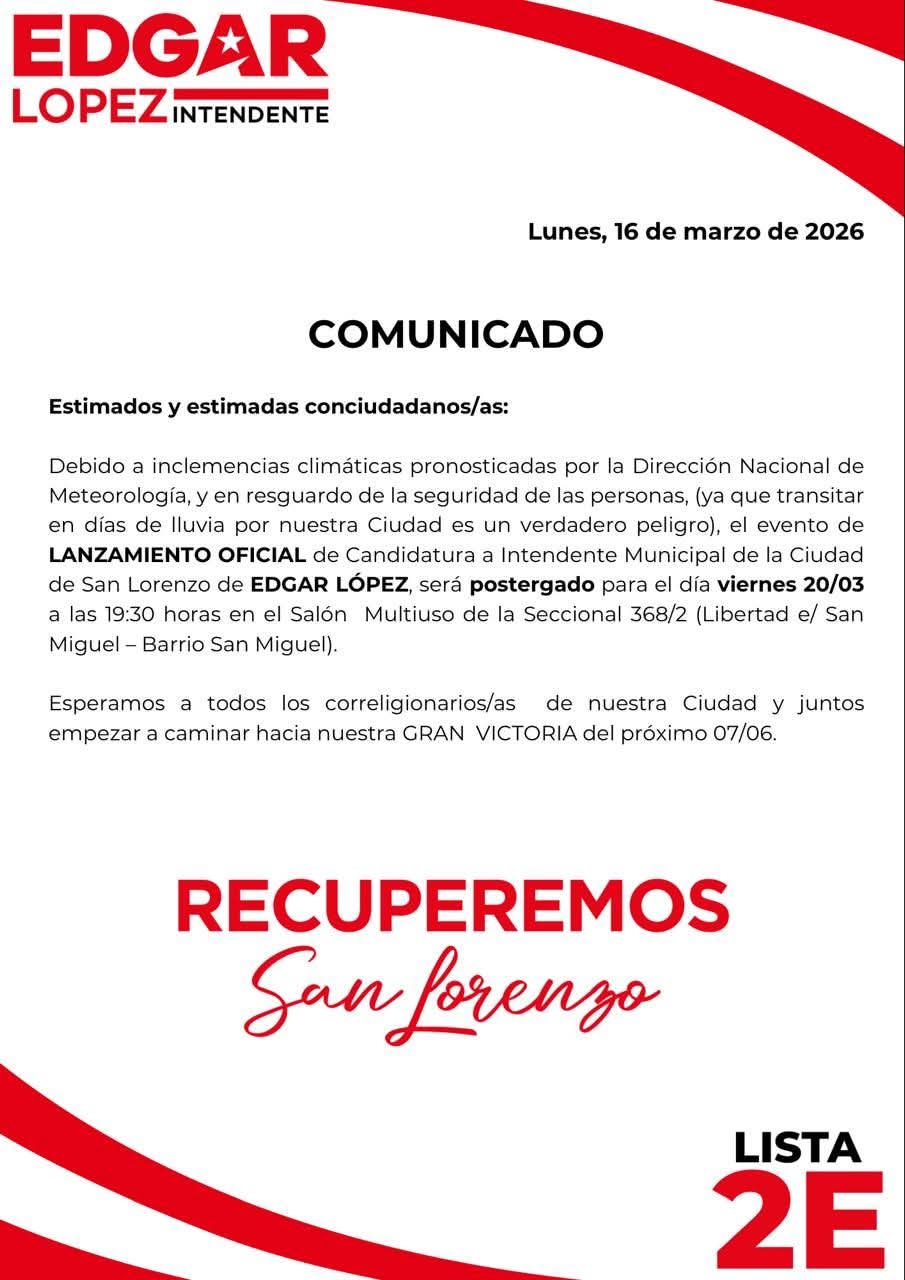 Comunicado 