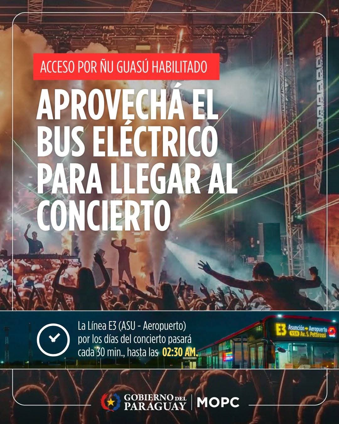 Servicio de Buses El茅ctricos para Asuncionico