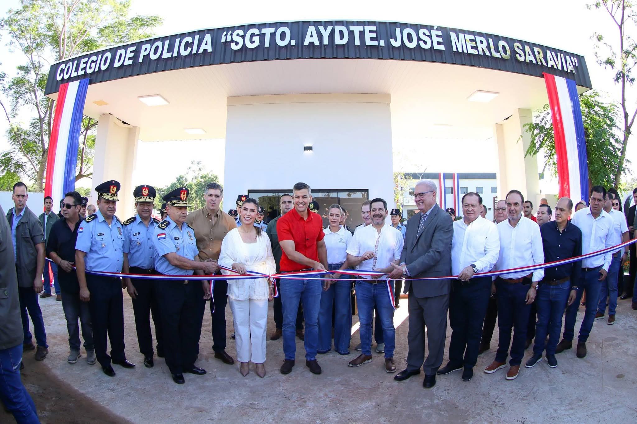 Con Santiago Pe帽a al frente, Paraguar铆 fortalece su seguridad con obra hist贸rica impulsada por Norma Z谩rate