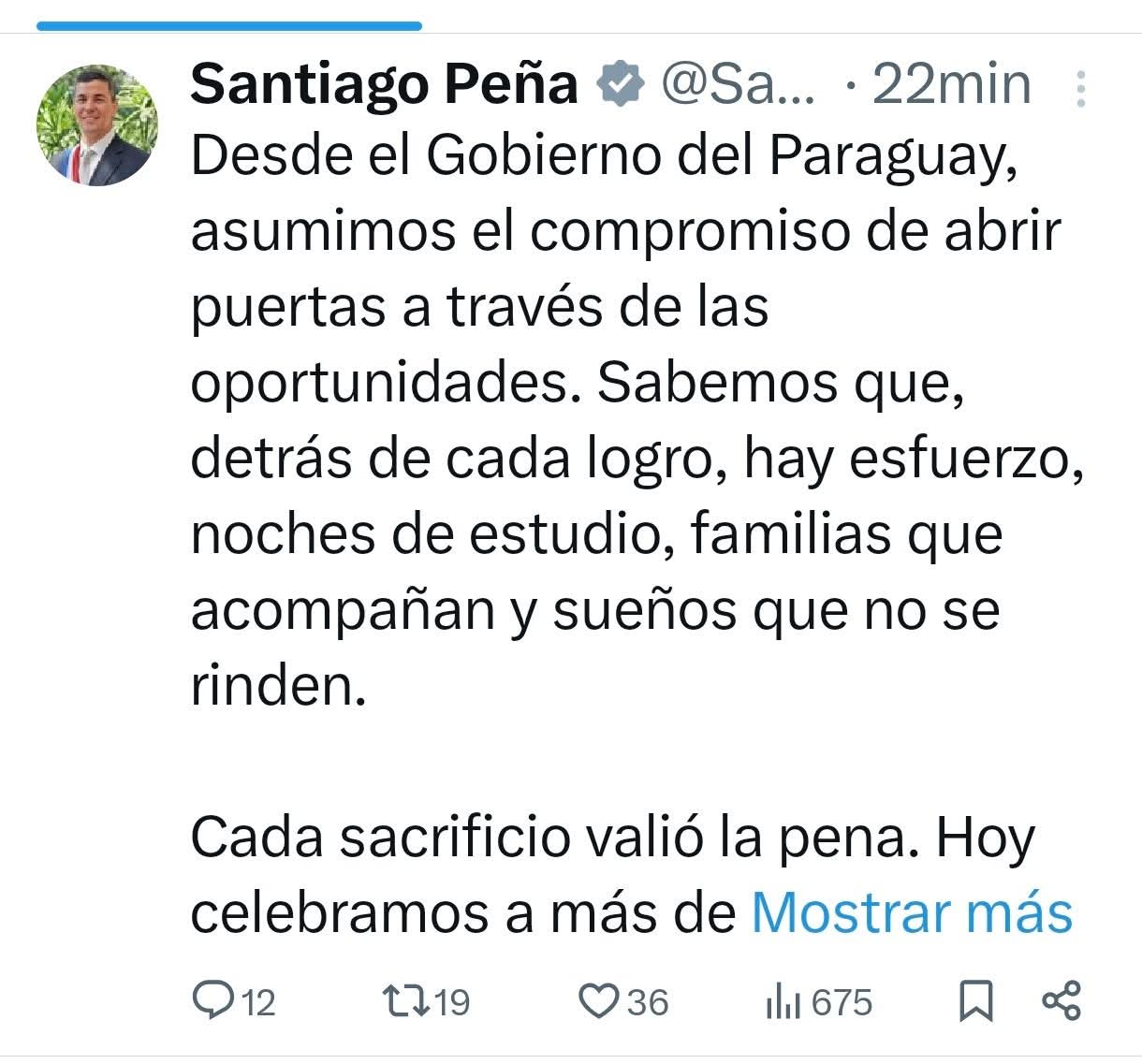 Celebraci贸n de Oportunidades en Paraguay Compromiso del Gobierno