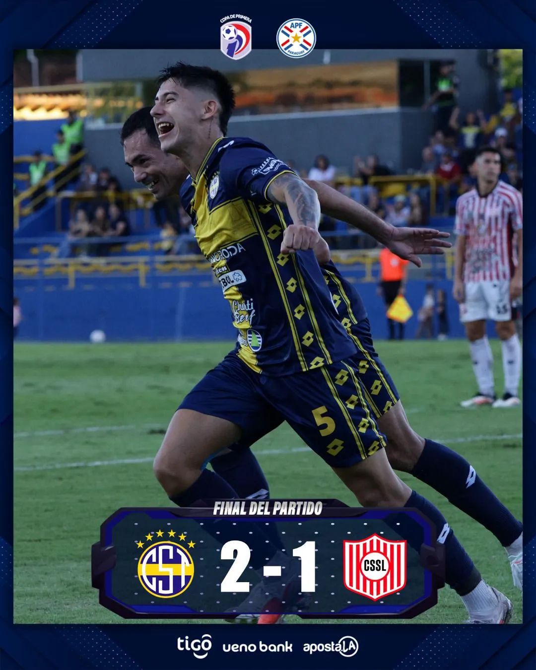 El Triqui festeja en su casa