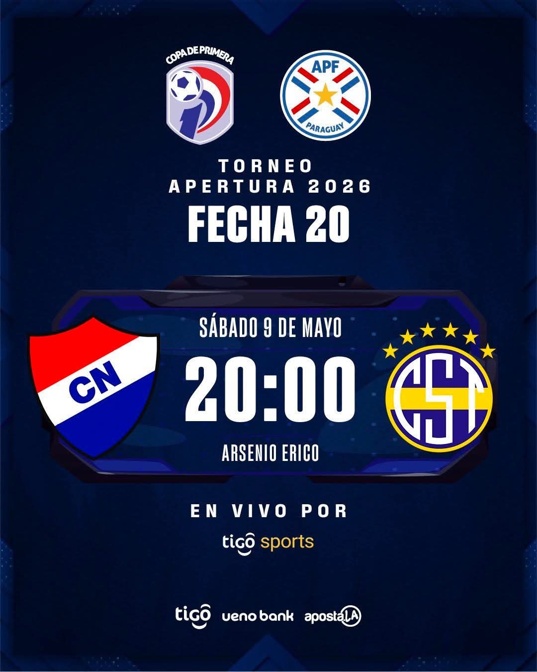 Atractiva cita en el Arsenio Erico