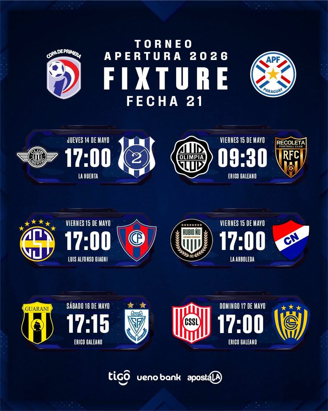 Calendario del penúltimo capítulo. 