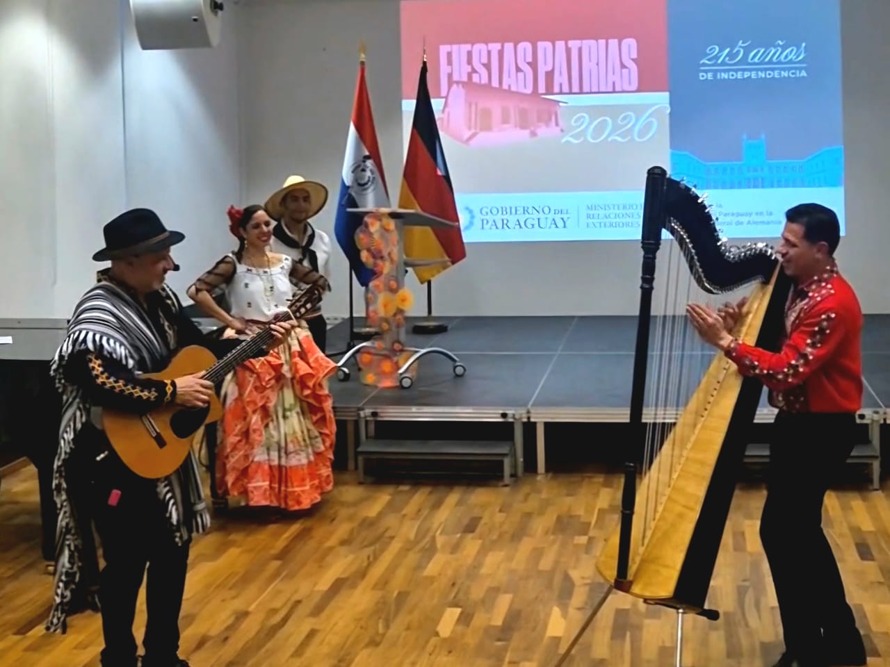 La Embajada del Paraguay en Alemania conmemoró las fiestas patrias junto a compatriotas residentes