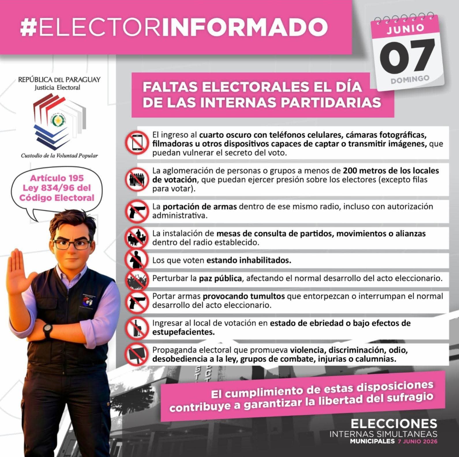 Guías sobre Delitos y faltas en Elecciones 
