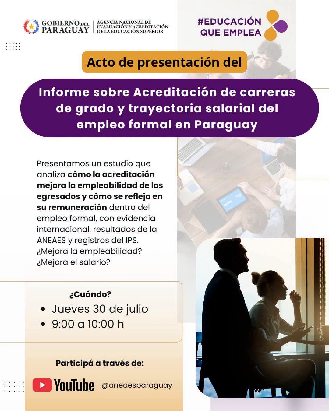 Acreditación, empleabilidad y salario