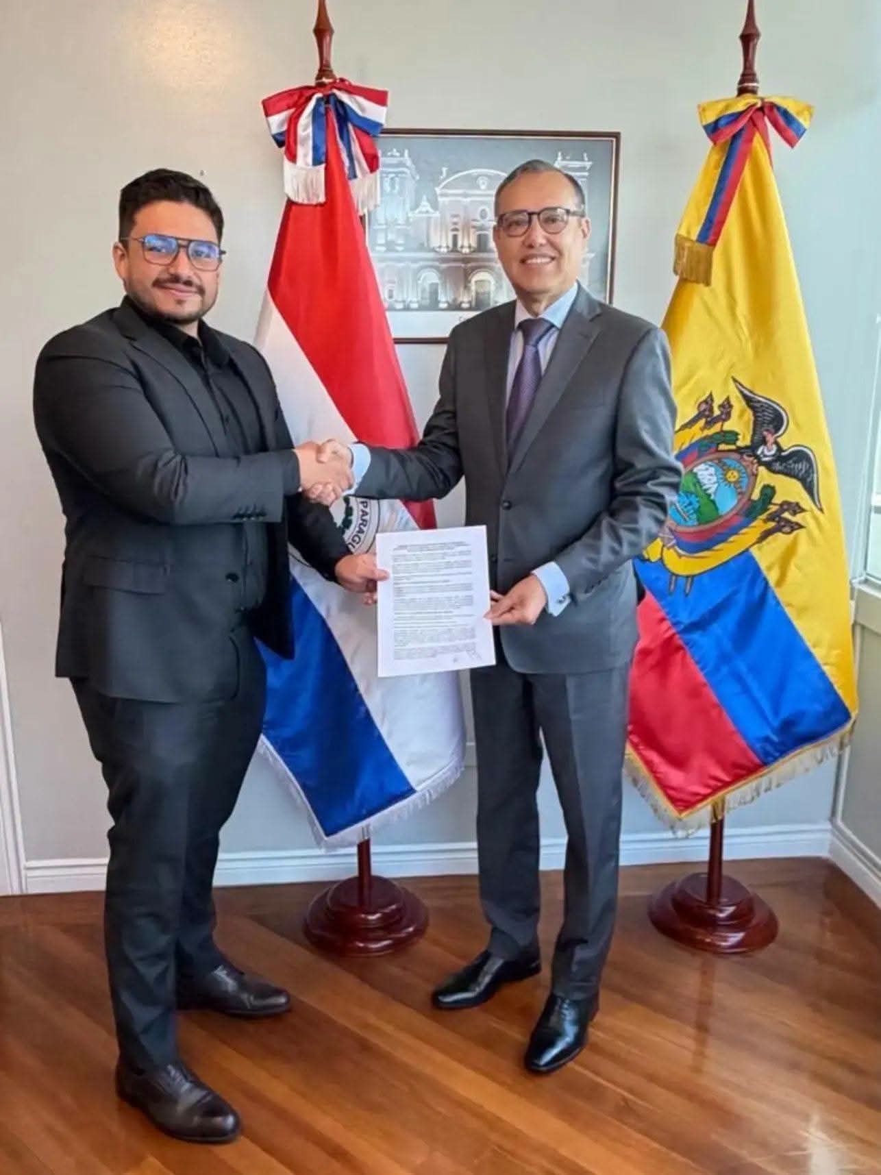 Firma de acuerdo aéreo 
