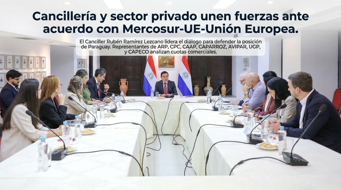 Cancillería y sector privado unen fuerzas ante el Acuerdo Mercosur-UE