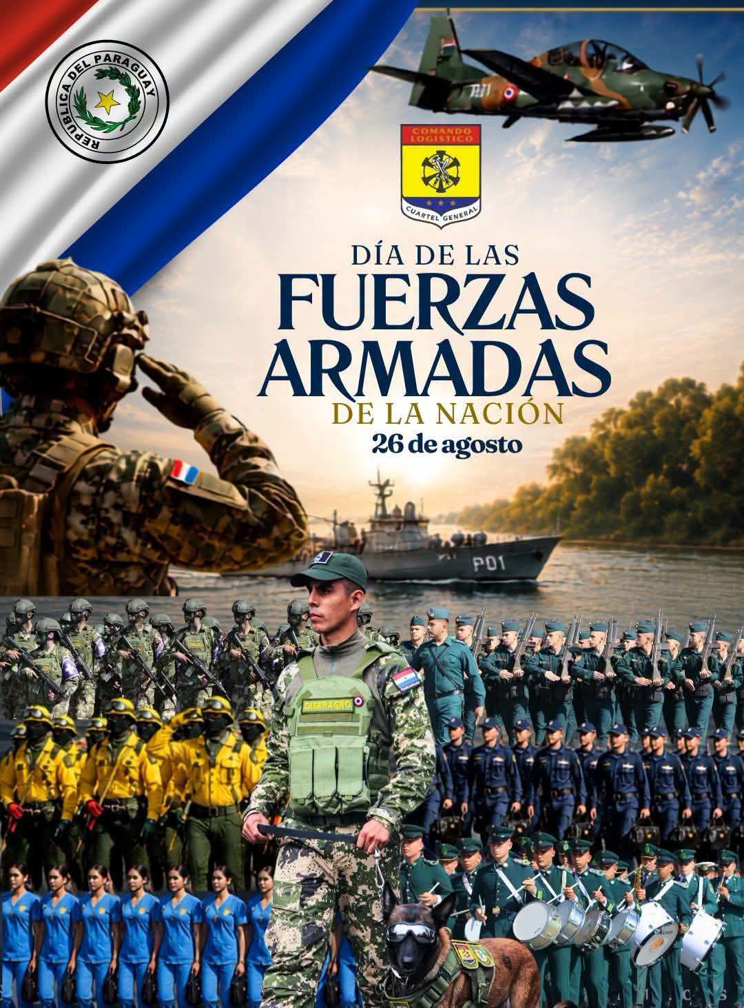 🇵🇾 𝗗Í𝗔 𝗗𝗘 𝗟𝗔𝗦 𝗙𝗨𝗘𝗥𝗭𝗔𝗦 𝗔𝗥𝗠𝗔𝗗𝗔𝗦 𝗗𝗘 𝗟𝗔 𝗡𝗔𝗖𝗜Ó𝗡 