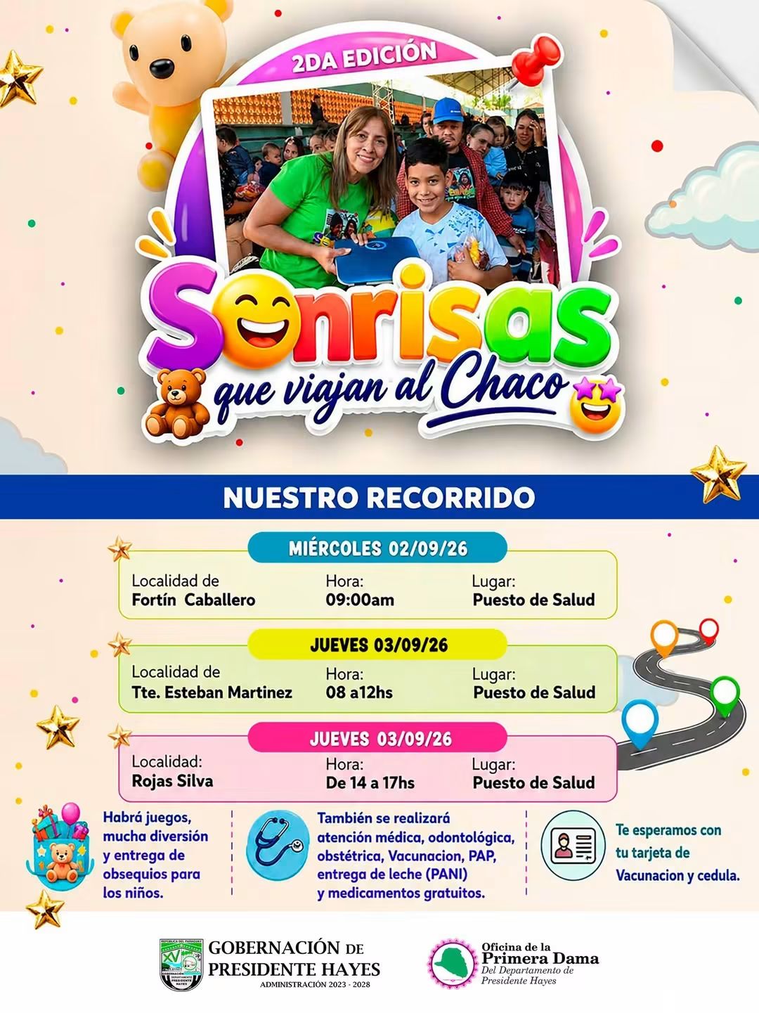 Sonrisas que viajan al Chaco