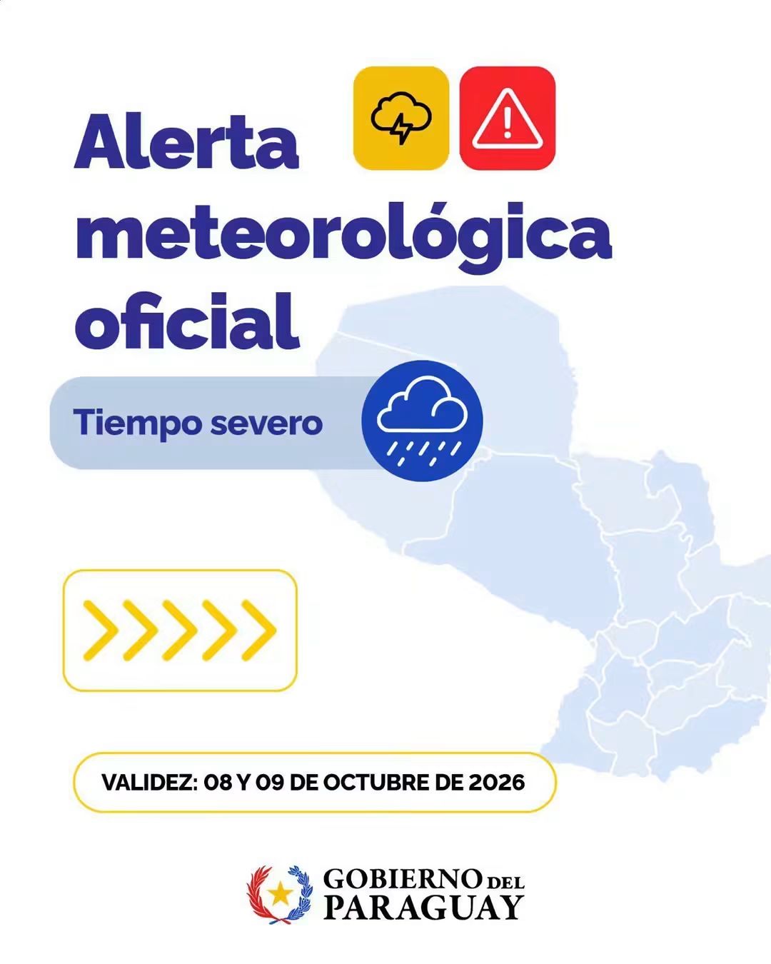 Recomendaciones ante alerta meteorológicas 