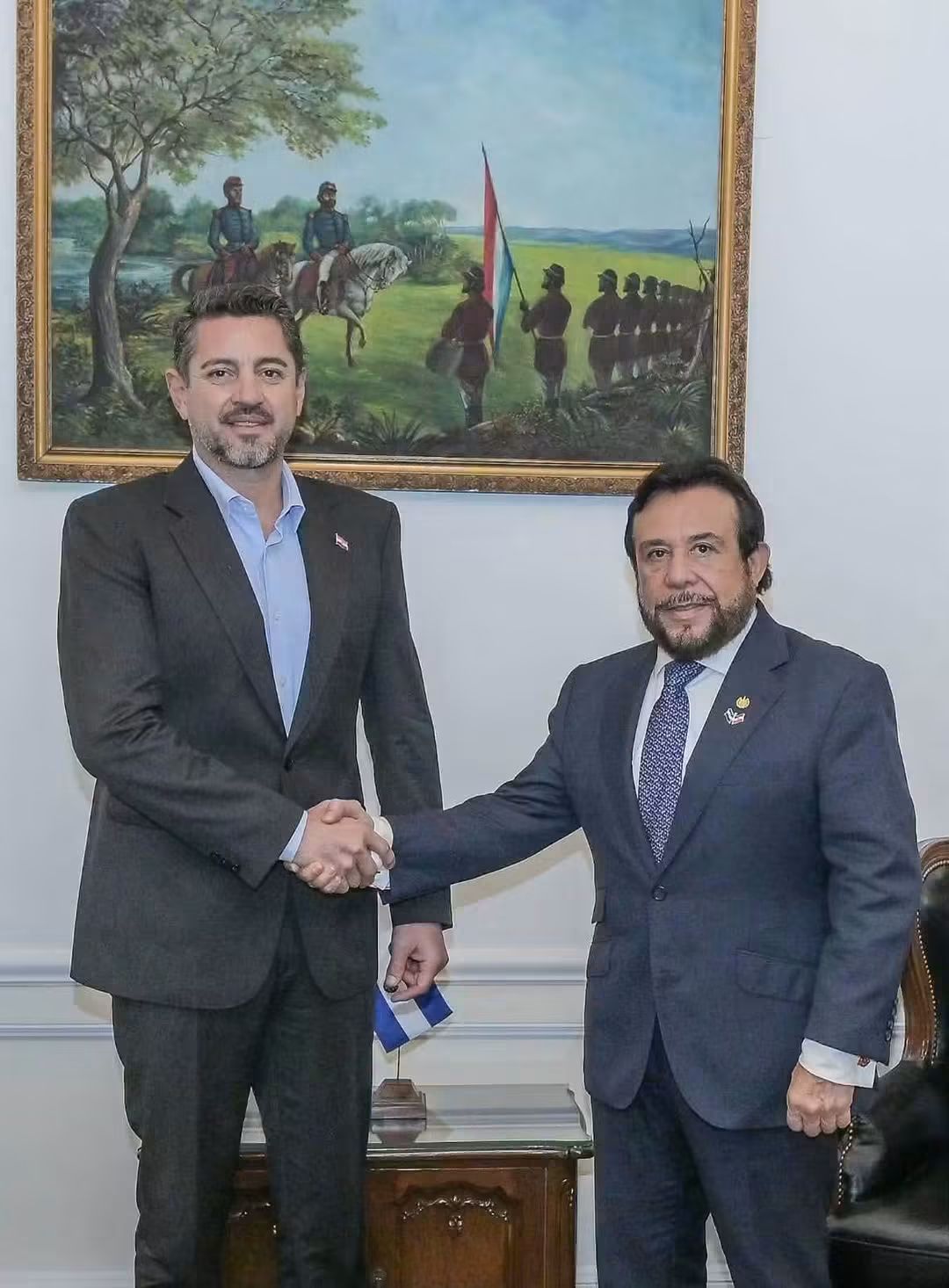 Encuentro entre vicepresidente de Paraguay y el Salvador 